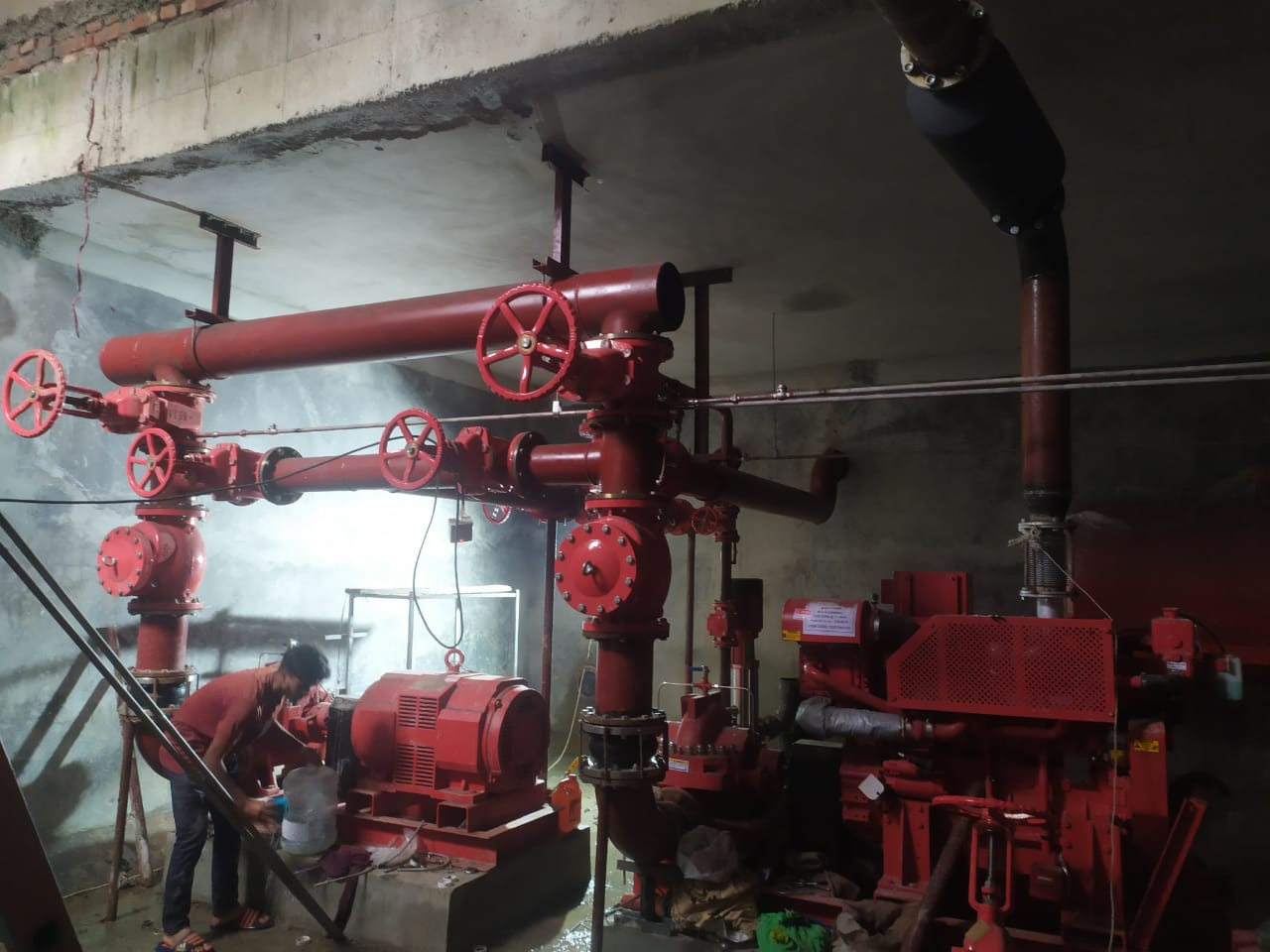INSTALLATION WORK AT JW Apparels